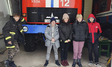 Экскурсия в Улльскую пожарную часть МЧС