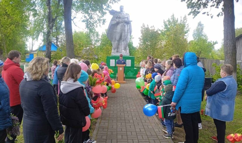 Учащиеся и работники колледжа в рамках празднования Дня Победы приняли учавстие в районных мероприятиях и митингах