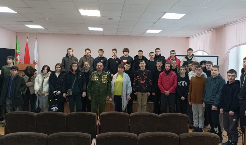 Встреча с ветераном Афганской войны в Улльском колледже