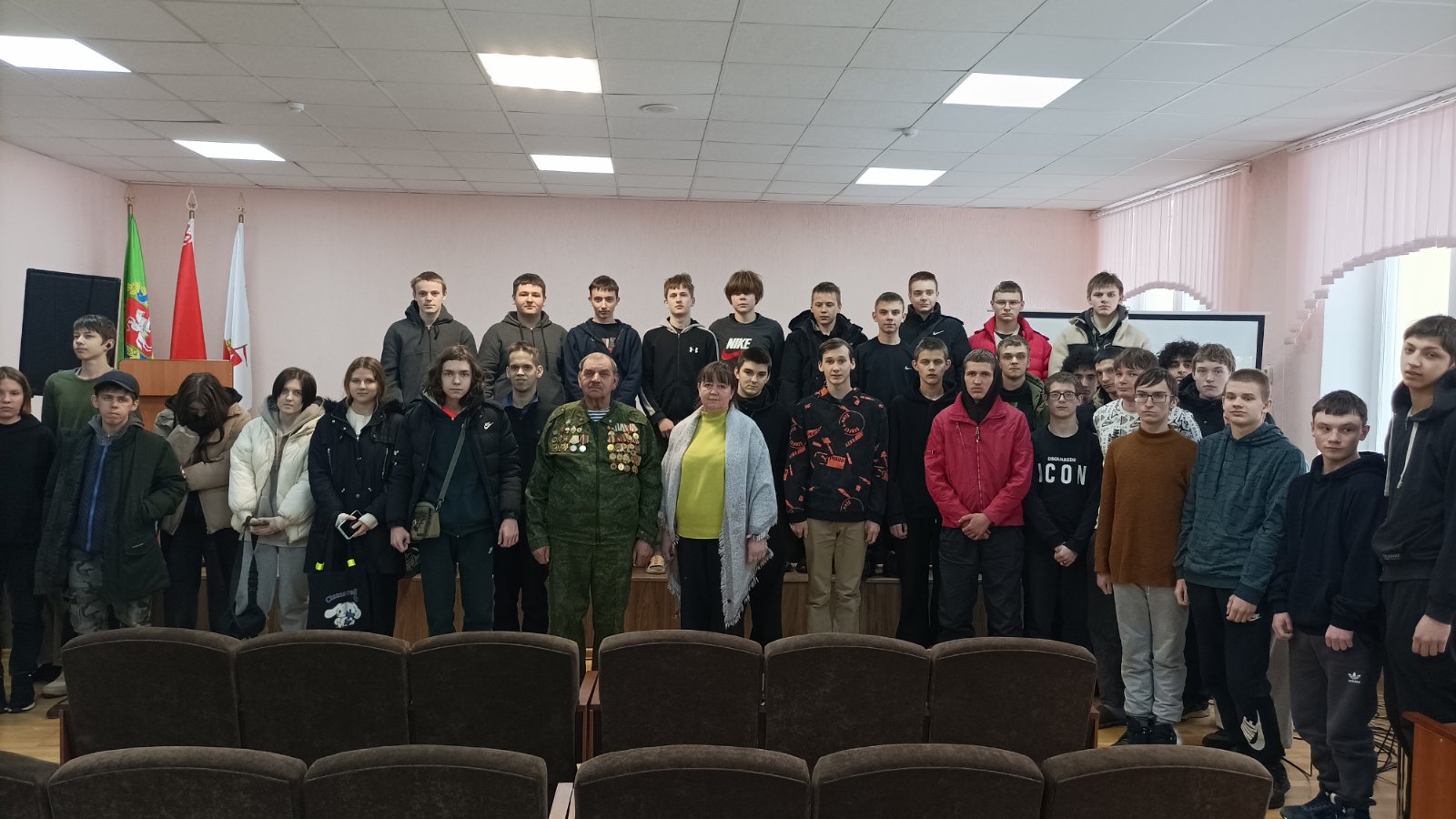 Встреча с ветераном Афганской войны в Улльском колледже